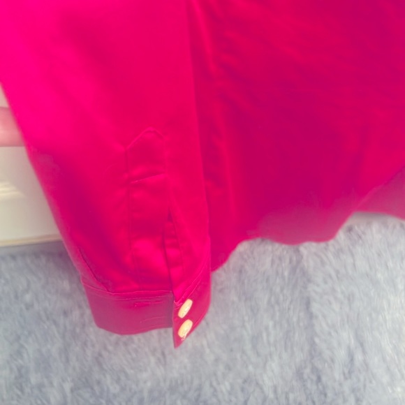Sleek banana republic magenta button down size 6 - Picture 3 of 4
